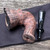 Erik Nording Signature Black Unfinished Smooth Freehand Briar Tobacco Pipe NEW