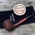 Ascorti Italia Undici Carved Briar Tobacco Pipe Canadian Italy Acrylic Stem New