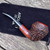 Ascorti Italia Carved Carimate Bent Rhodesian Briar Tobacco Pipe New