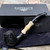 Rattray's Bamboo Sandblasted Black Bent Billiard Pipe - New