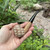 Block Meerschaum  Teardrop Antique Lattice Finish Bent Pipe by Paykoc