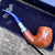 Savinelli Eleganza Smooth Natural Bent Billiard (601) 6mm Filter Tobacco Pipe