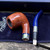 Savinelli Eleganza Smooth Natural Bent Billiard (601) 6mm Filter Tobacco Pipe
