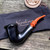 Erik Nording Smooth Black Orange Freehand Briar Tobacco Pipe Made in Denmark NEW