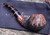Erik Nording Cut C Partial Ruticated  Handmade in Denmark Briar Tobacco Pipe