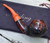 Erik Nording Rustic Apple C Orange Bit Briar Tobacco Pipe Made in Denmark NEW