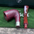 Peterson Irish Harp Sandblasted (128) Fishtail Tobacco Pipe Sterling Silver New