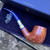 Savinelli Eleganza Smooth Natural Bent Billiard (601) 6mm Filter Tobacco Pipe