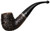 Peterson Dublin Filter Rusticated Bent Billiard (XL90) 9mm Filter Fishtail Pipe