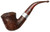 Peterson Irish Harp Sandblasted Bent Dublin (B10) Fishtail Pipe Sterling - NEW