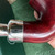 Peterson Red Spigot Smooth Calabash (05) Fishtail Pipe Sterling Silver - New
