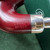 Peterson Red Spigot Smooth Calabash (05) Fishtail Pipe Sterling Silver - New