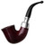 Peterson Red Spigot Smooth Calabash (05) Fishtail Pipe Sterling Silver - New