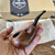 Chacom Reverse Calabash Sandblasted Brune Briar Tobacco Pipe France - New