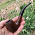 Rossi Sera Rusticated Bent Billiard (8606) 6mm Filter Pipe by Savinelli  - NEW