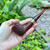 Peterson Irish Harp Sandblasted Billiard (X105) Fishtail Tobacco Pipe - New