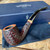Savinelli Porto Cervo Rusticated Bent Billiard (606 KS) 6mm Filter Tobacco Pipe