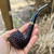 Savinelli Porto Cervo Rusticated Bent Billiard (606 KS) 6mm Filter Tobacco Pipe