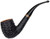 Savinelli Porto Cervo Rusticated Bent Billiard (606 KS) 6mm Filter Tobacco Pipe