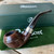 P-LIP Peterson Aran Smooth Nickel Mounted Rhodesian (999) P-LIP Tobacco Pipe - New