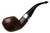 P-LIP Peterson Aran Smooth Nickel Mounted Rhodesian (999) P-LIP Tobacco Pipe - New