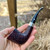 Peterson Sherlock Holmes Sandblasted Mycroft Bent Dublin P-Lip Pipe - New