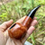 Savinelli Siena Smooth Bent Author (320 KS) 9mm Filter Tobacco Pipe - NEW