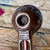 Falcon Brown Extra Bent Tobacco Pipe Stem 7123D Multi-Purpose Bit - New