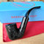 Rossi Mezzanotte Bent Oom Paul (8620) 6mm Filter Tobacco Pipe by Savinelli - New