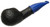 Savinelli Mini Rusticated Blue Stem Bent Author (321) 6mm Filter Pipe - New
