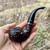 Peterson Emerald Rusticated Bent Apple (XL02) Tobacco Pipe - NEW