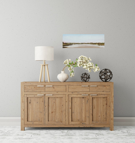 Broads painting In situ. On the water. 