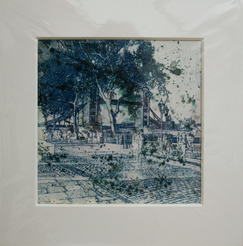 Tower Bridge Blue Black