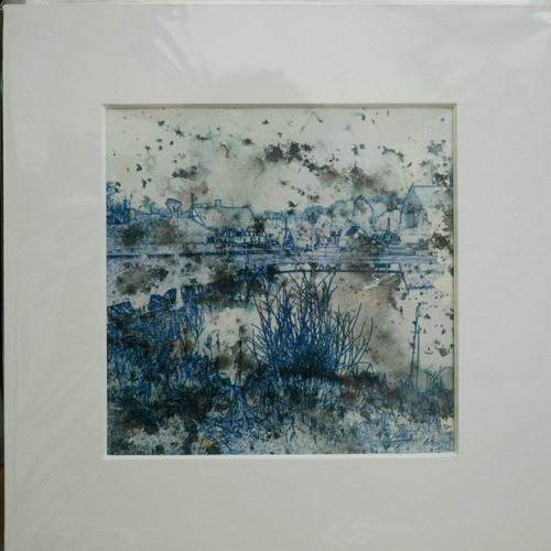 Chiddingfold Pond Blue & Brown