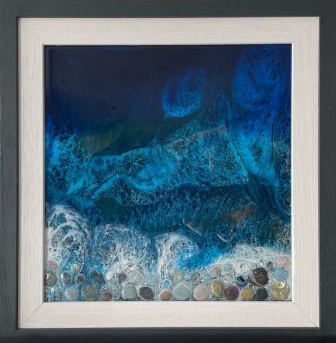 Deep sea and round rock resin 