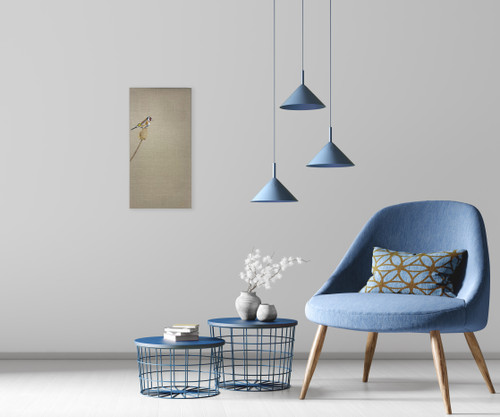 Goldfinch with Golden Teasel