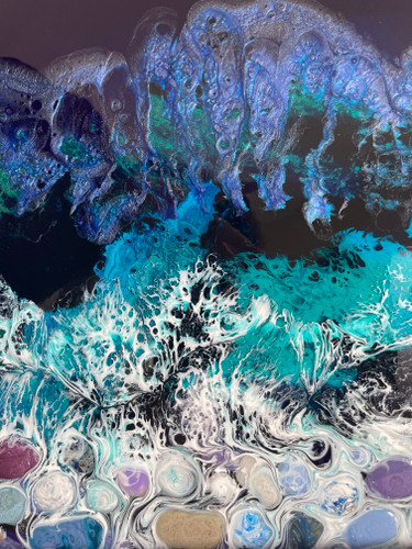 Purples and Blue Deep Sea Pebbles