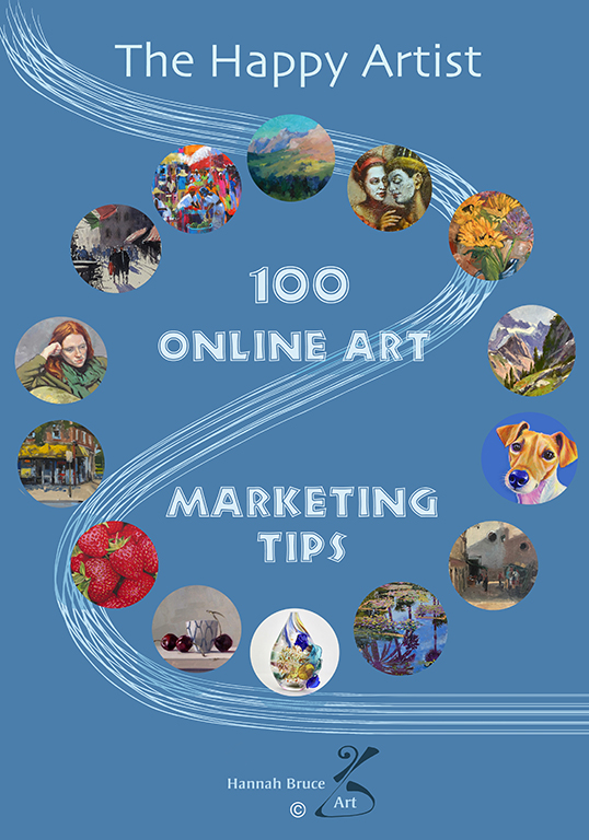 I've just published my first book! So exciting. '100 Online Art Marketing Tips'.