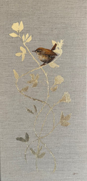 Wren Ornamental Gold Rose