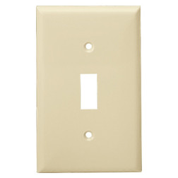 1 GANG NYLON TOGGLE WALLPLATE - IVORY
