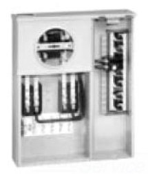 SIEMENS 100A RING TYPE COMMERCIAL METER-LOAD CENTER COMBINATIONS WITH TEST BLOCK BYPASS MC1020B1100EY