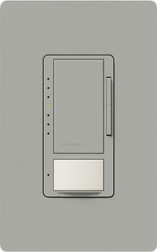 LUTRON MAESTRO OCCUPANCY/VACANCY SENSOR WITH SINGLE/MULTI-LOCATION DIMMER SWITCH GRAY MS-OP600M-GR