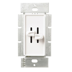 LUTRON SKYLARK STYLE 300 WATT DUAL SINGLE POLE DIMMERS WHITE S2-L-WH