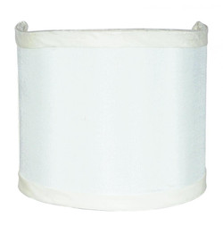 CLIP-ON SILK HALF SHD/OFF-WH.