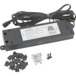 Progress Hide-A-Lite 4 Black 24V 100W Zero Load LED Tape TransFormer
