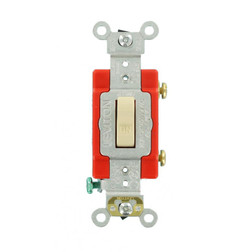 Toggle Switch Industrial Grade 15AMP 120/277V Illiminated Ivory