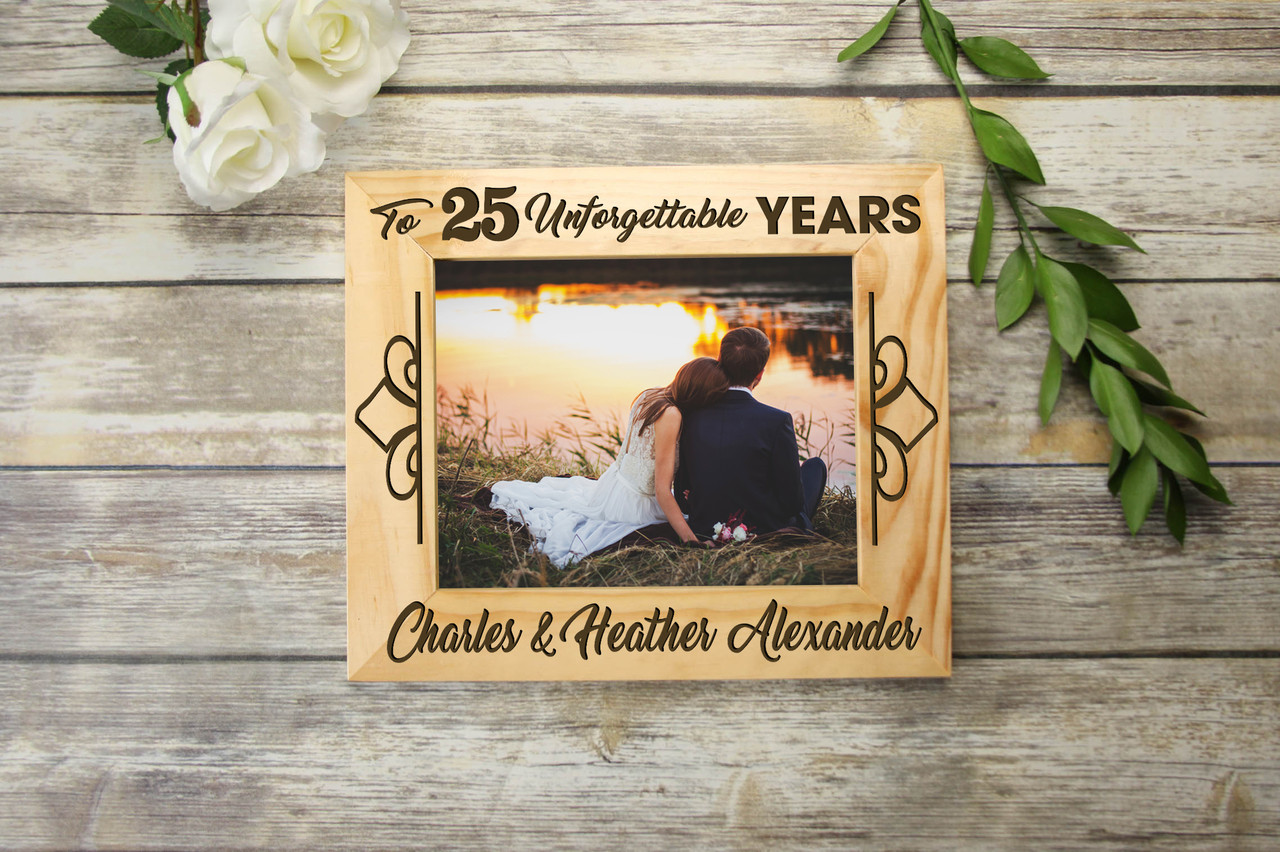 Personalized Picture Frame - Unforgettable Years Anniversary