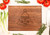 Walnut Personalized Cutting Board ~ Christmas Tree