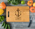 Handle Nautical Anchor Personalized Cutting Board