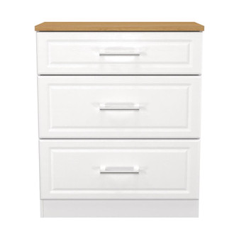 Kent 3 Drawer Deep Chest in White Ash & Modern Oak - KEN049WAMO (1).jpg
